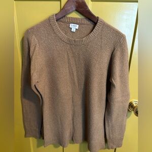 J. Crew Tan Crewneck Sweater